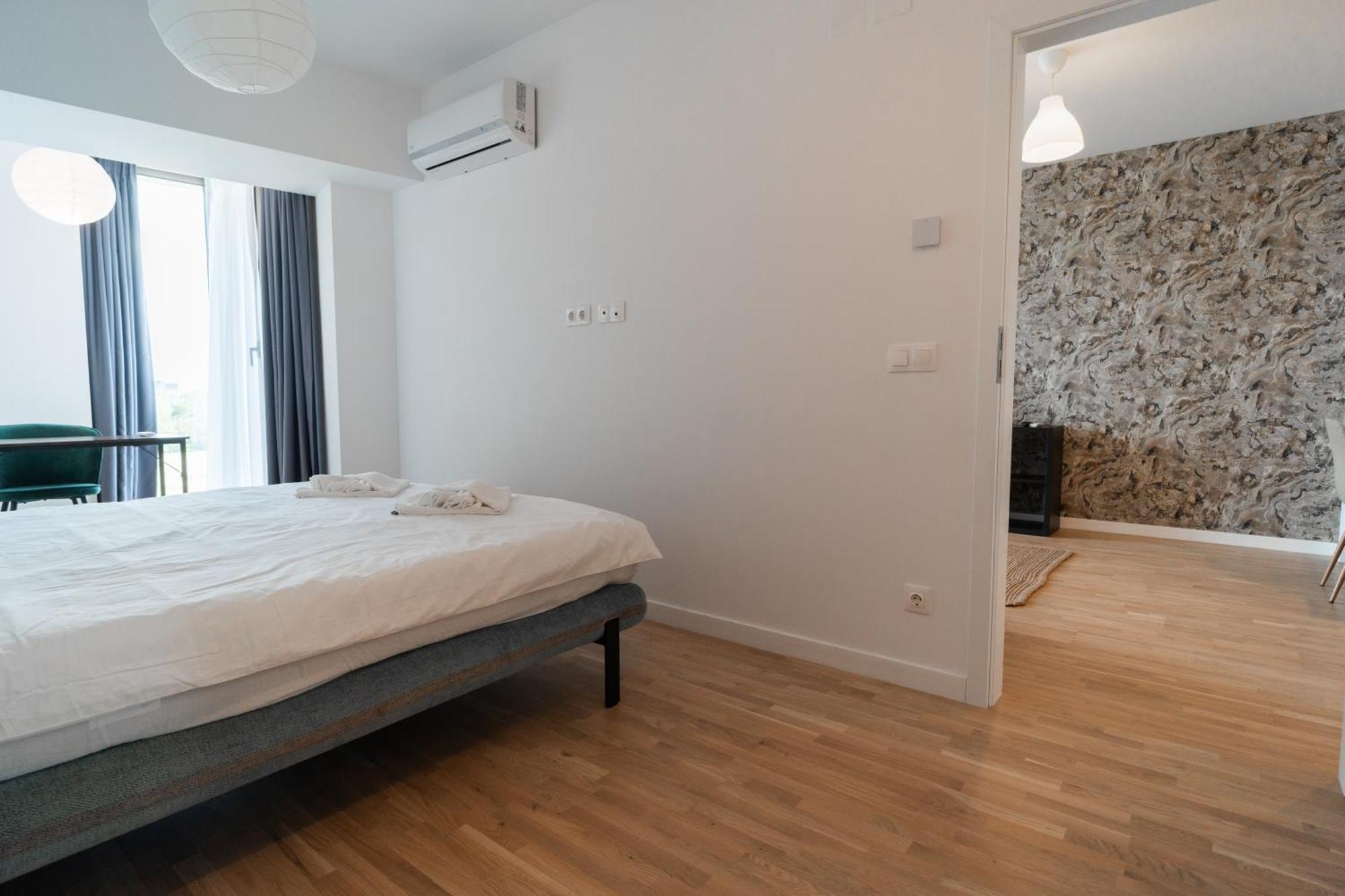 Lagoon Park Apartments With Beach View Bukarest Kültér fotó